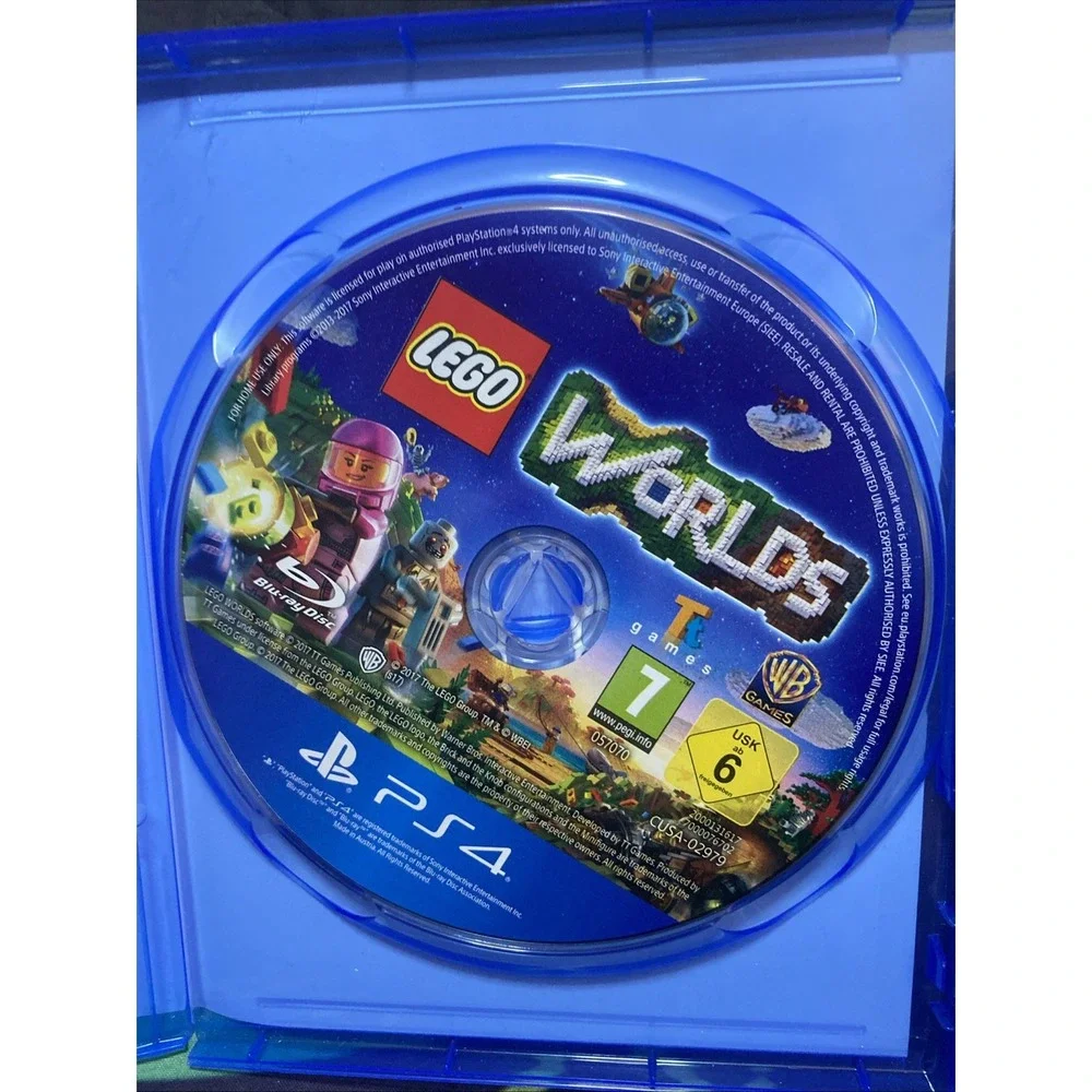 Lego Worlds Sony Playstation 4 PS4 Game CIB Tested
